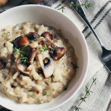 Mushroom Bomb Risotto